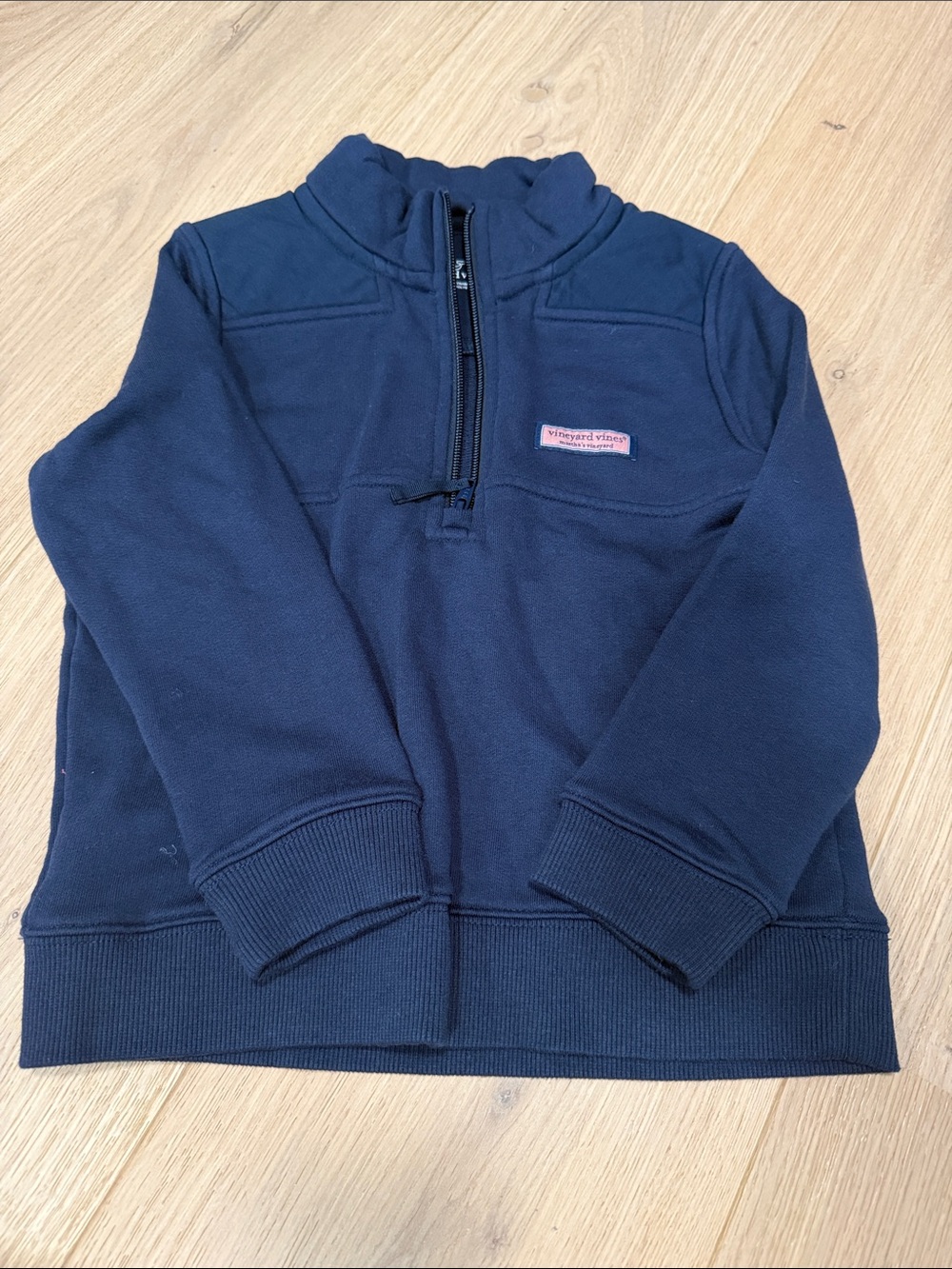 Vineyard Vines Navy Half-Zip Kids Pullover